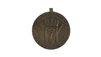 Nærbilde av Frihetsmedaljen 1945
